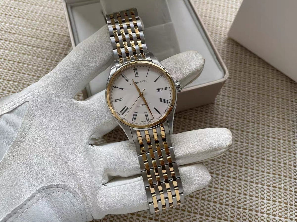 Swiss Made Hamilton Valiant Automatic Watch H-10 80-Hours 40mm 423-1400