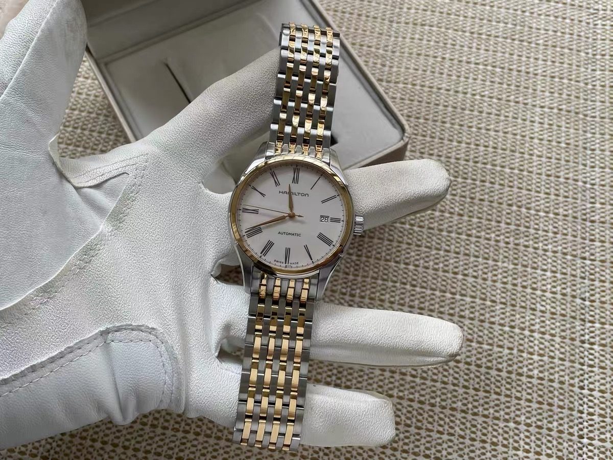 Swiss Made Hamilton Valiant Automatic Watch H-10 80-Hours 40mm 423-1400