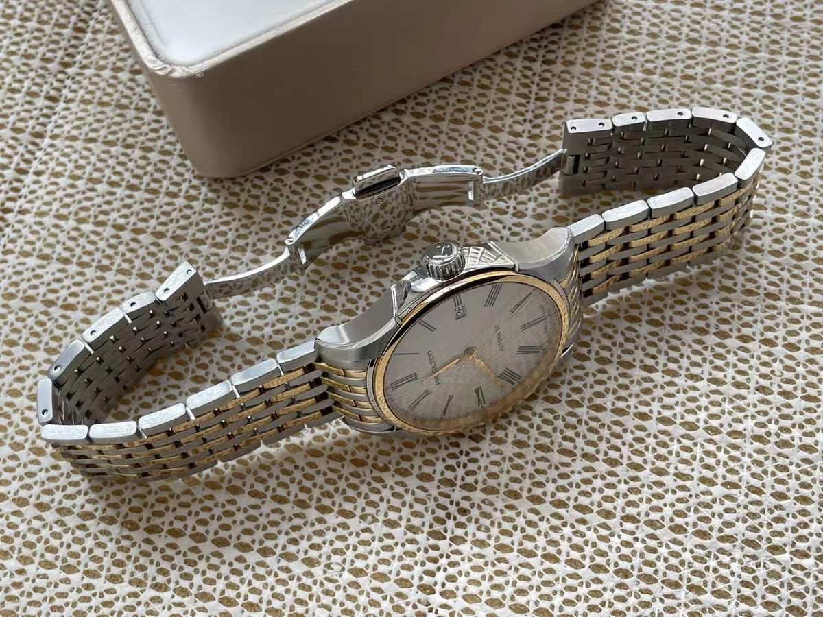 Swiss Made Hamilton Valiant Automatic Watch H-10 80-Hours 40mm 423-1400