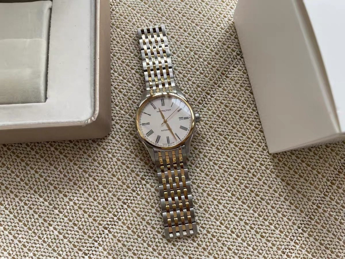 Swiss Made Hamilton Valiant Automatic Watch H-10 80-Hours 40mm 423-1400