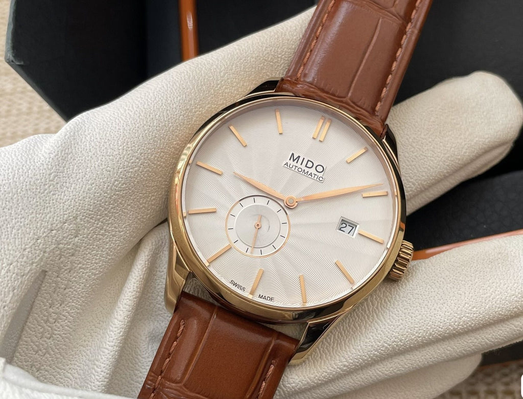 Mido Belluna Automatic Watch ETA 2825-2 25 Jewels 40MM FULL Set 401-1000