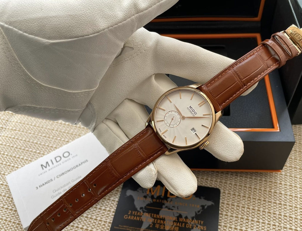 Mido Belluna Automatic Watch ETA 2825-2 25 Jewels 40MM FULL Set 401-1000