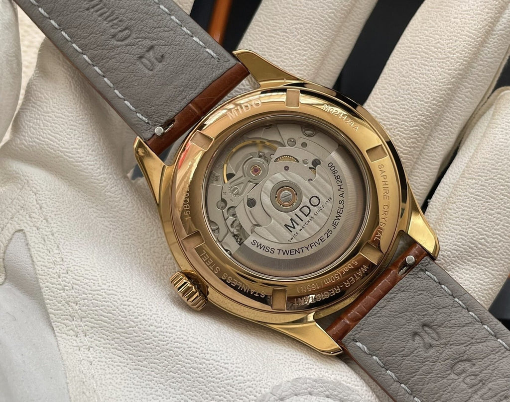 Mido Belluna Automatic Watch ETA 2825-2 25 Jewels 40MM FULL Set 401-1000