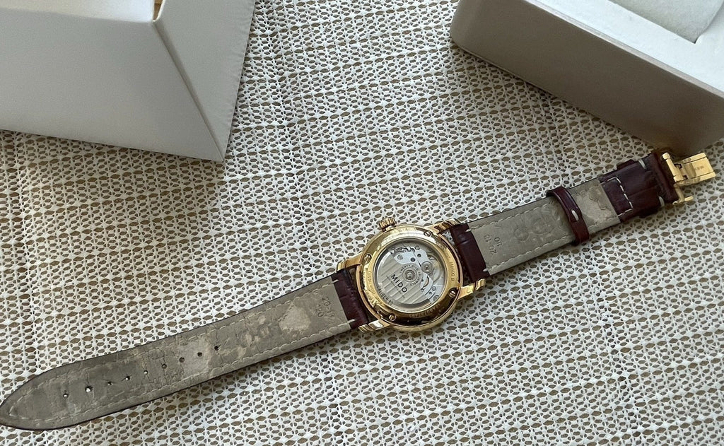 Swiss Made Mido Baroncelli Automatic Watch 25 Jewels M8600.2.21.8 38MM 427-1250