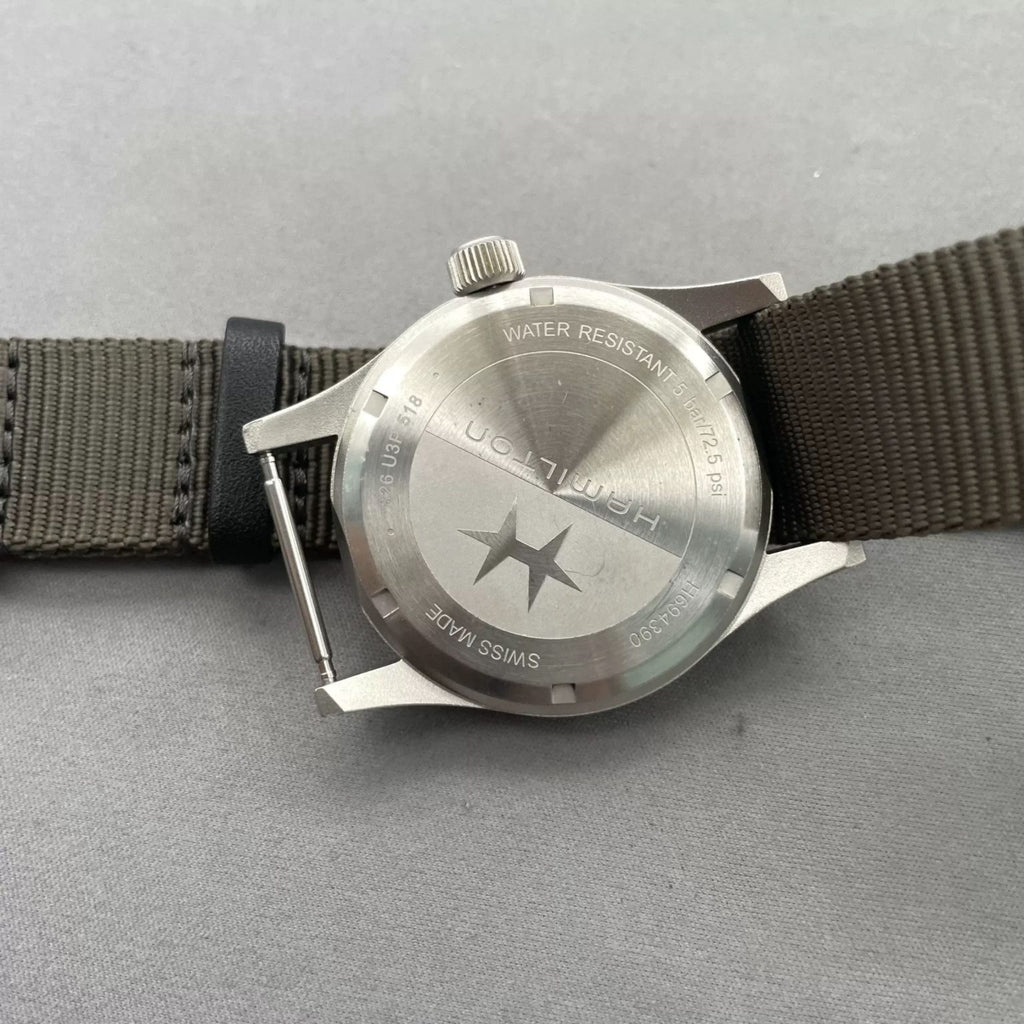 Hamilton Khaki Field Mechanical Swiss Made Watch 38mm H694390 Full Set 425-2050