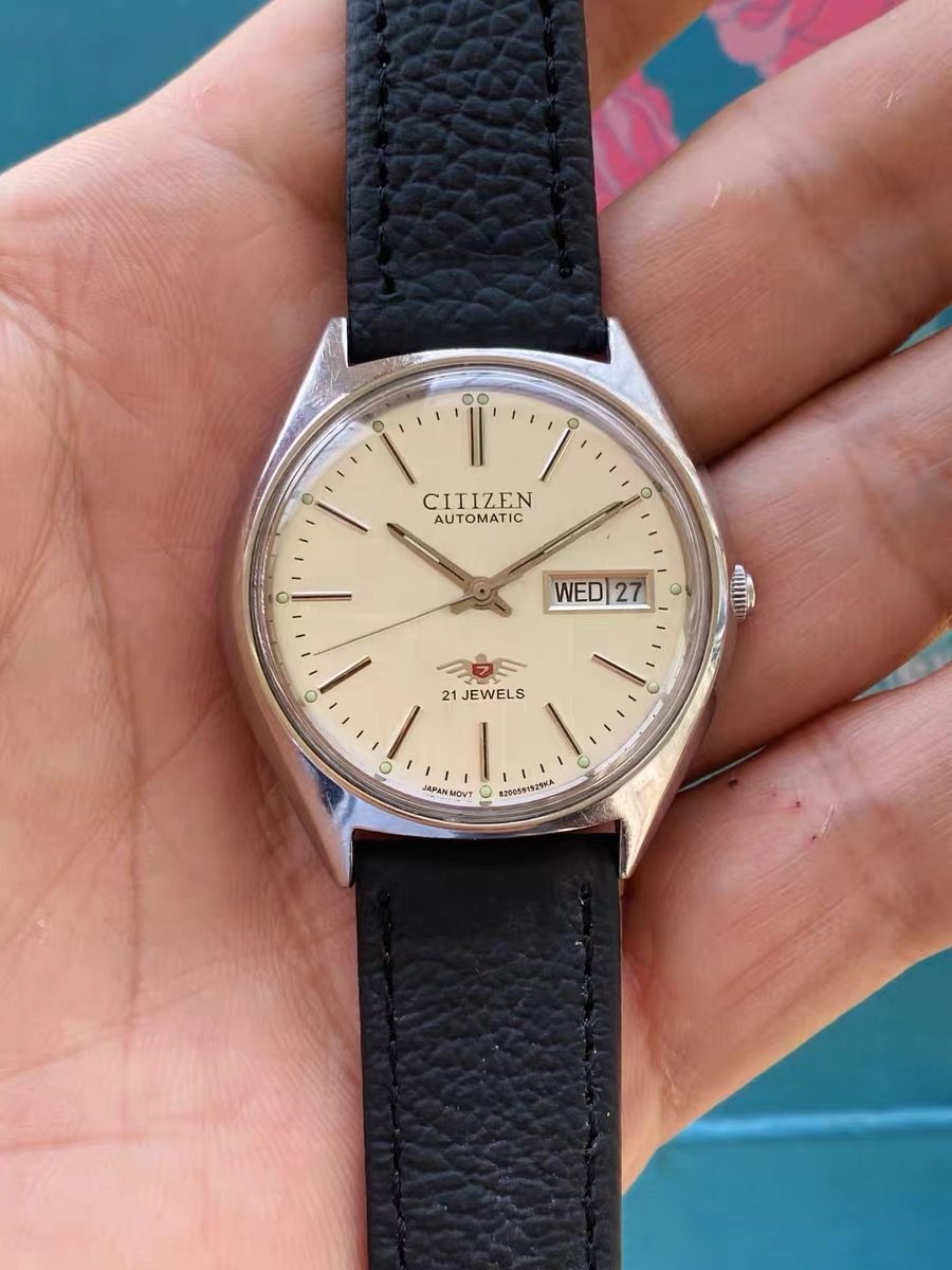 Citizen Day Date Automatic Watch 8200 21 Jewels 36MM 404-0120