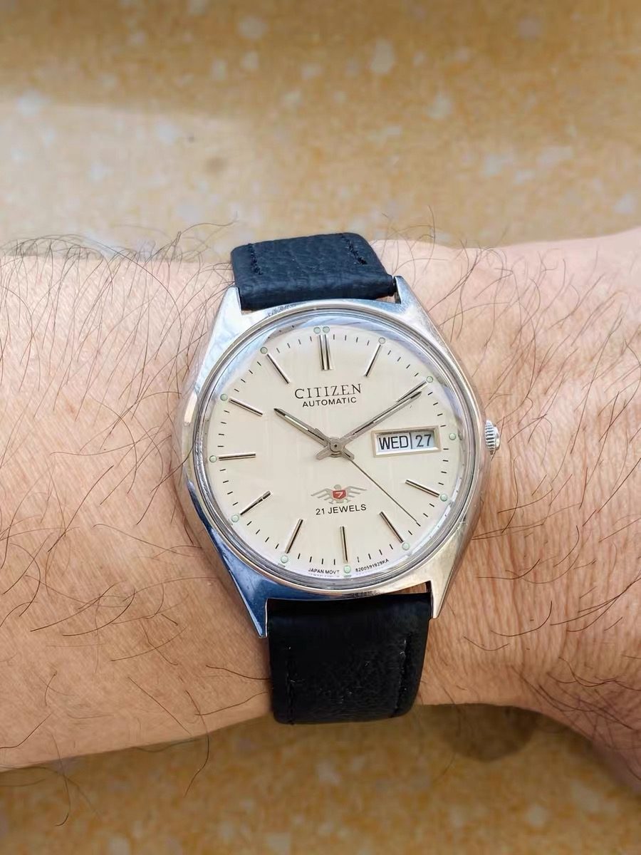 Citizen Day Date Automatic Watch 8200 21 Jewels 36MM 404-0120