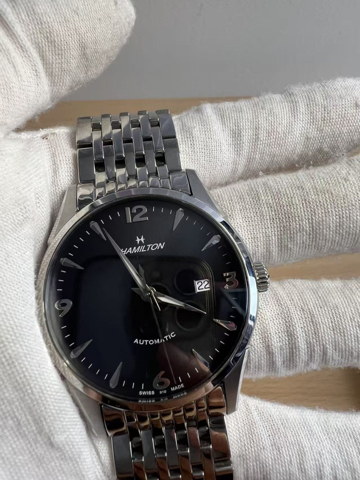 Swiss Made Hamilton Jazzmaster Viewmatic Date Automatic Watch H-10 40MM 444-1400