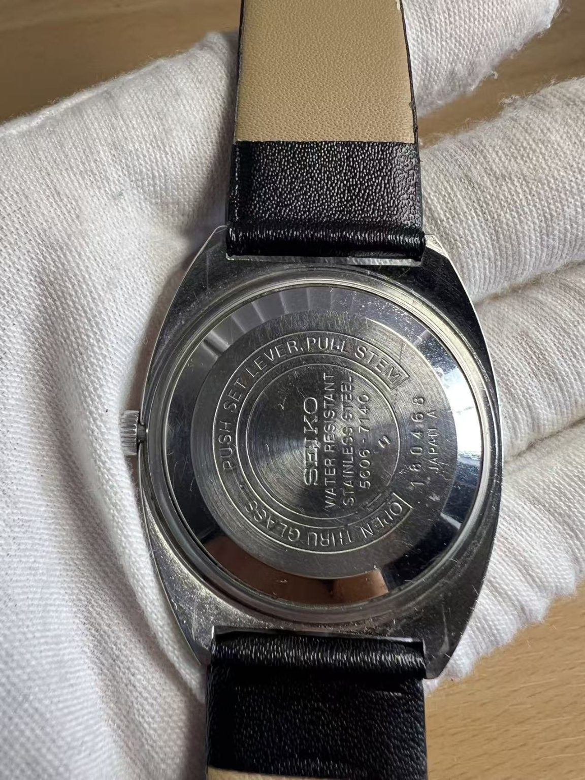 Seiko Lord Matic LM Day Date Automatic Watch 5606A 23 Jewels 37MM 336-0520