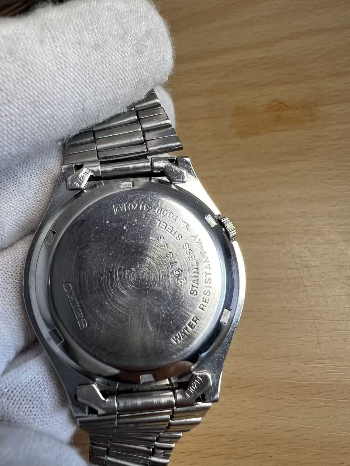 Seiko Number 5 Day Date Automatic Watch 7009 17 Jewels 36MM 412-0230