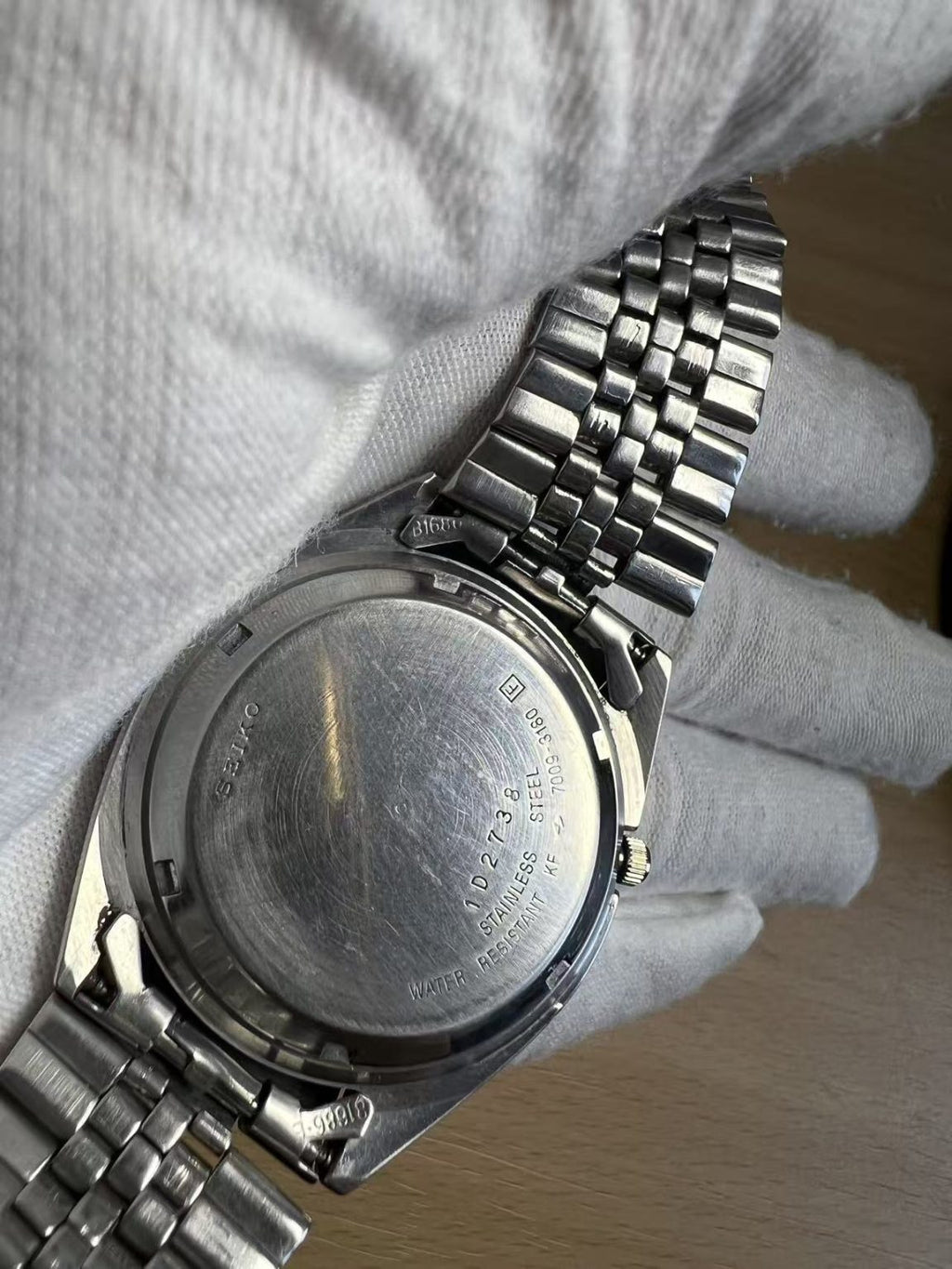 Seiko Number 5 Day Date Automatic Watch 7009 21 Jewels 36MM 413-0220