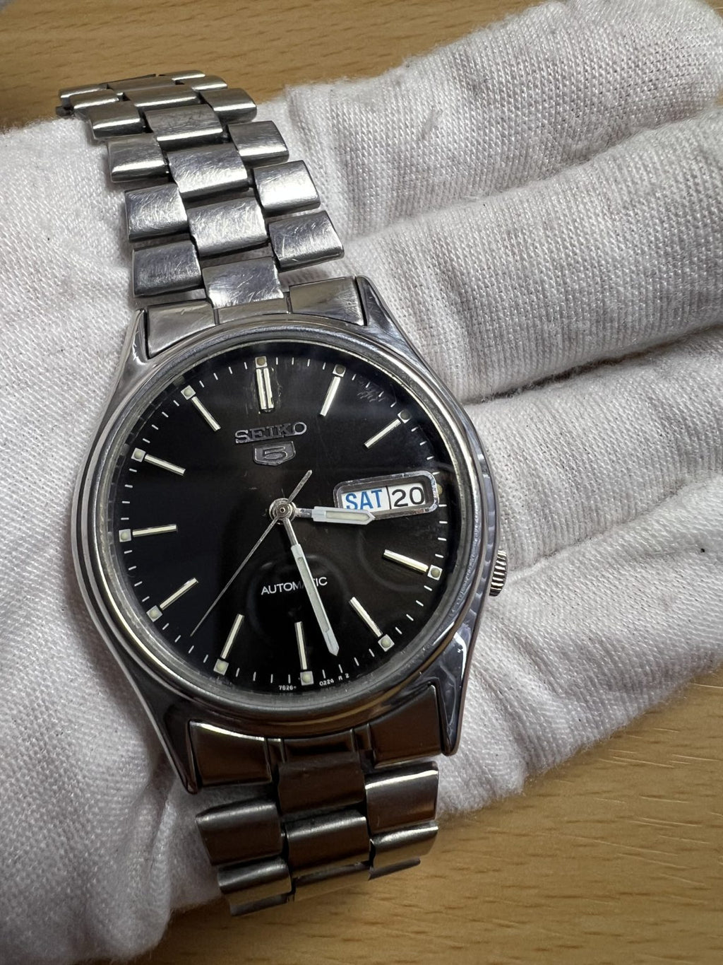 Seiko Men's Number 5 Automatic Day Date Watch 7S26 36.0mm 21Jewels 414-0170