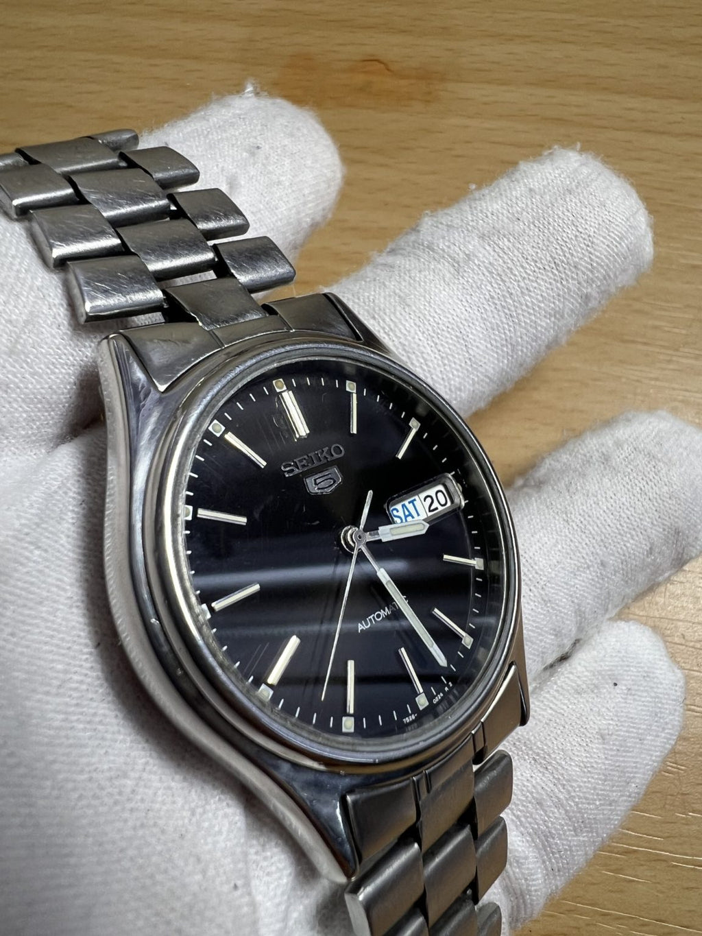 Seiko Men's Number 5 Automatic Day Date Watch 7S26 36.0mm 21Jewels 414-0170