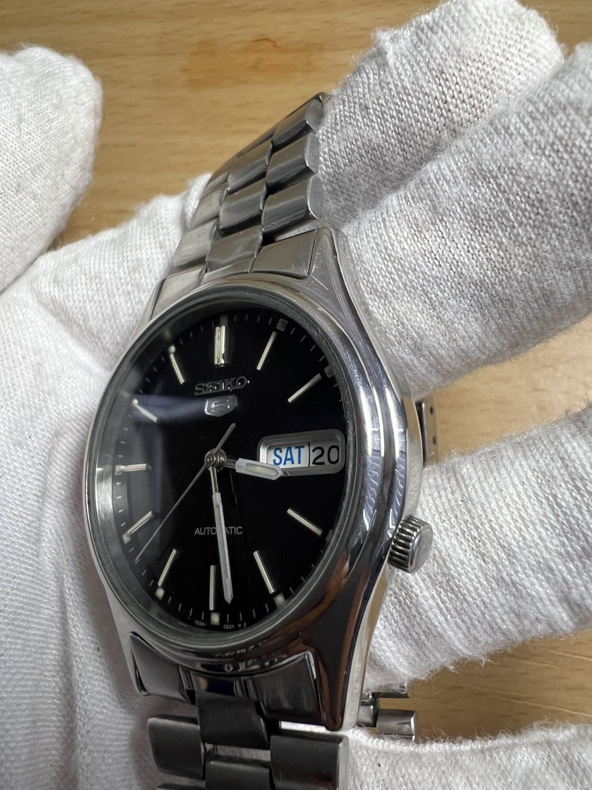 Seiko Men's Number 5 Automatic Day Date Watch 7S26 36.0mm 21Jewels 414-0170