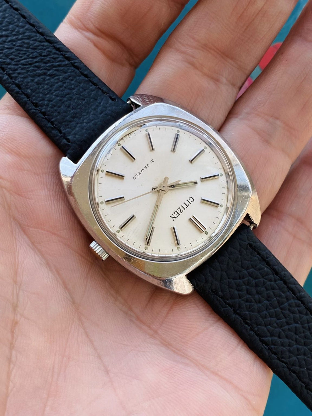 Vintage Citizen 21 Jewels Manual Wind Watch – Circa 1970s 36.5mm 417-0110