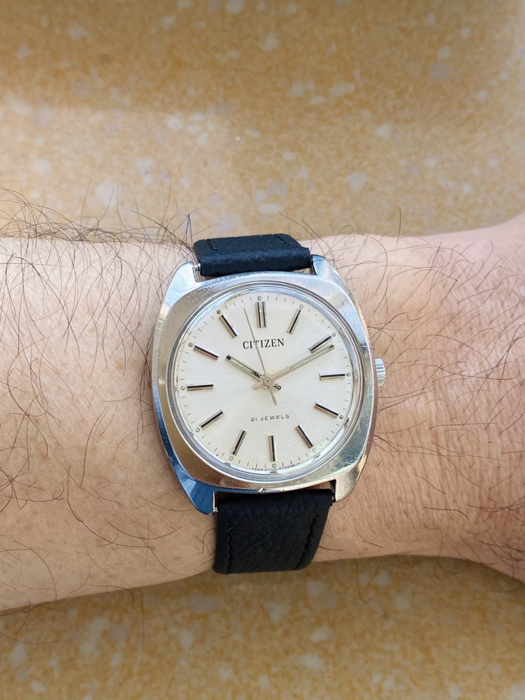 Vintage Citizen 21 Jewels Manual Wind Watch – Circa 1970s 36.5mm 417-0110