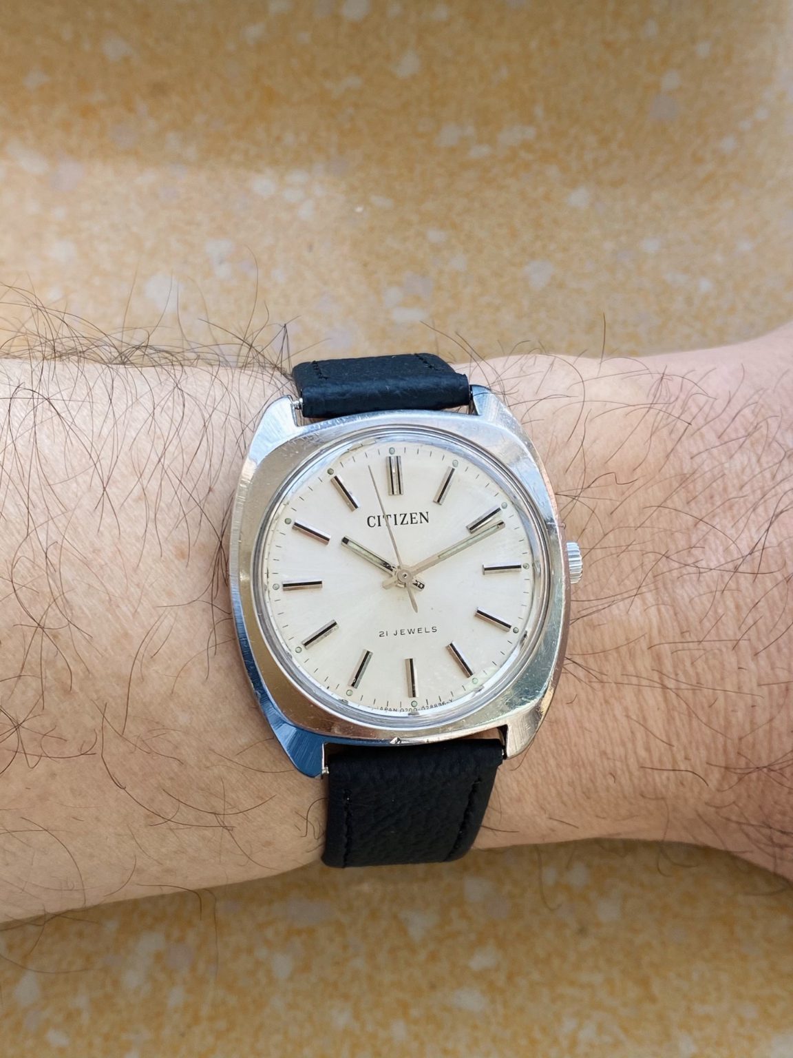 Vintage Citizen 21 Jewels Manual Wind Watch – Circa 1970s 36.5mm 417-0110