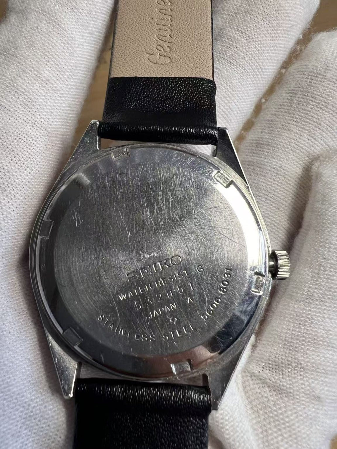 Seiko Lord Matic LM Day Date Automatic Watch 5606 25 Jewels 35.5MM 407-0420