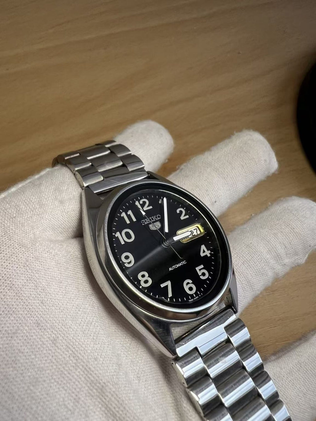 Seiko Number 5 Day Date Automatic Watch 7S26 36MM 367-0200