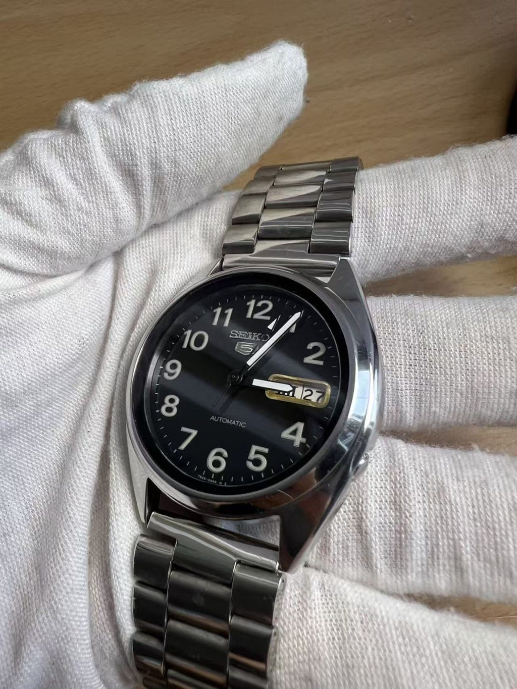 Seiko Number 5 Day Date Automatic Watch 7S26 36MM 367-0200