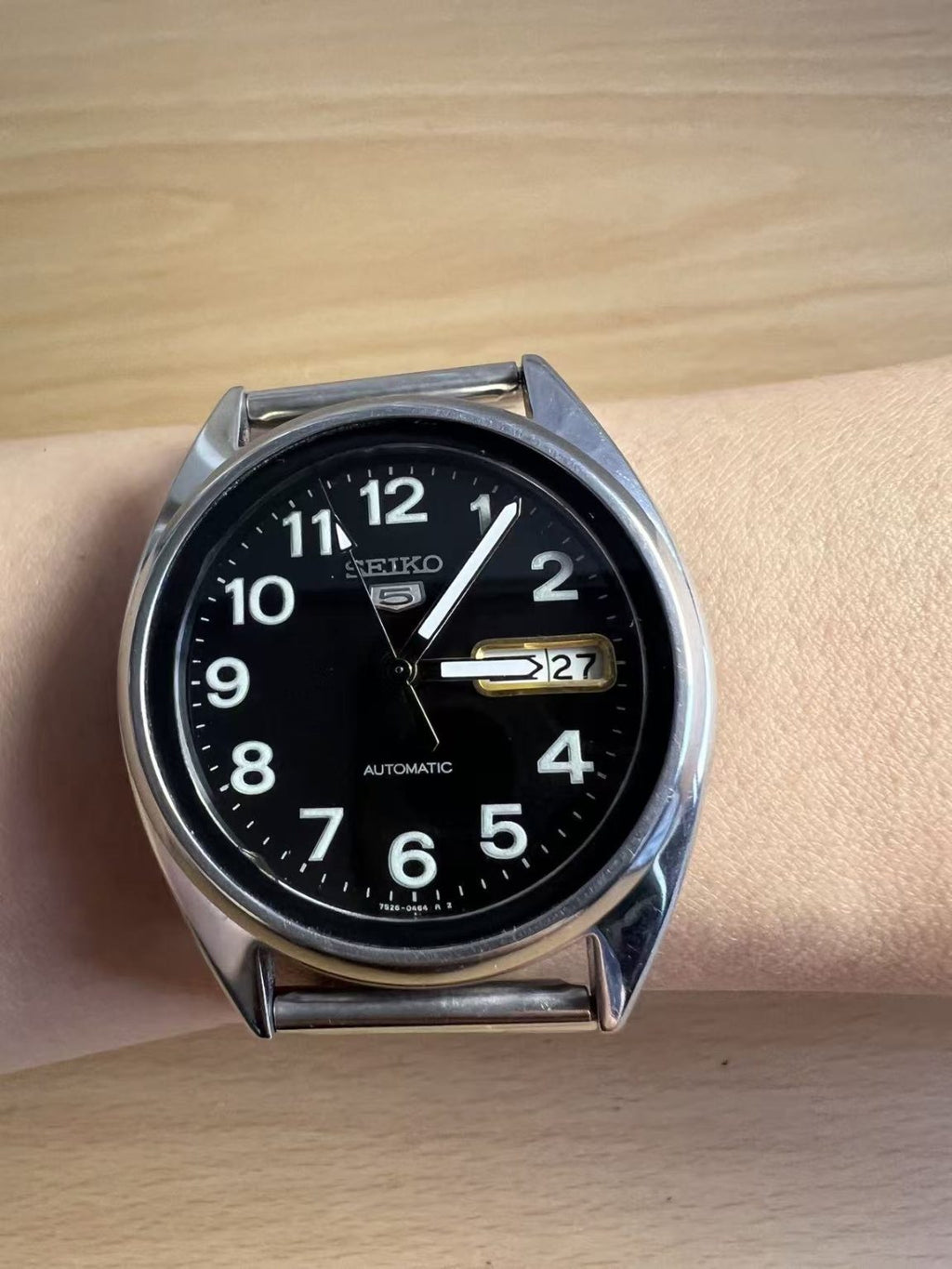 Seiko Number 5 Day Date Automatic Watch 7S26 36MM 367-0200