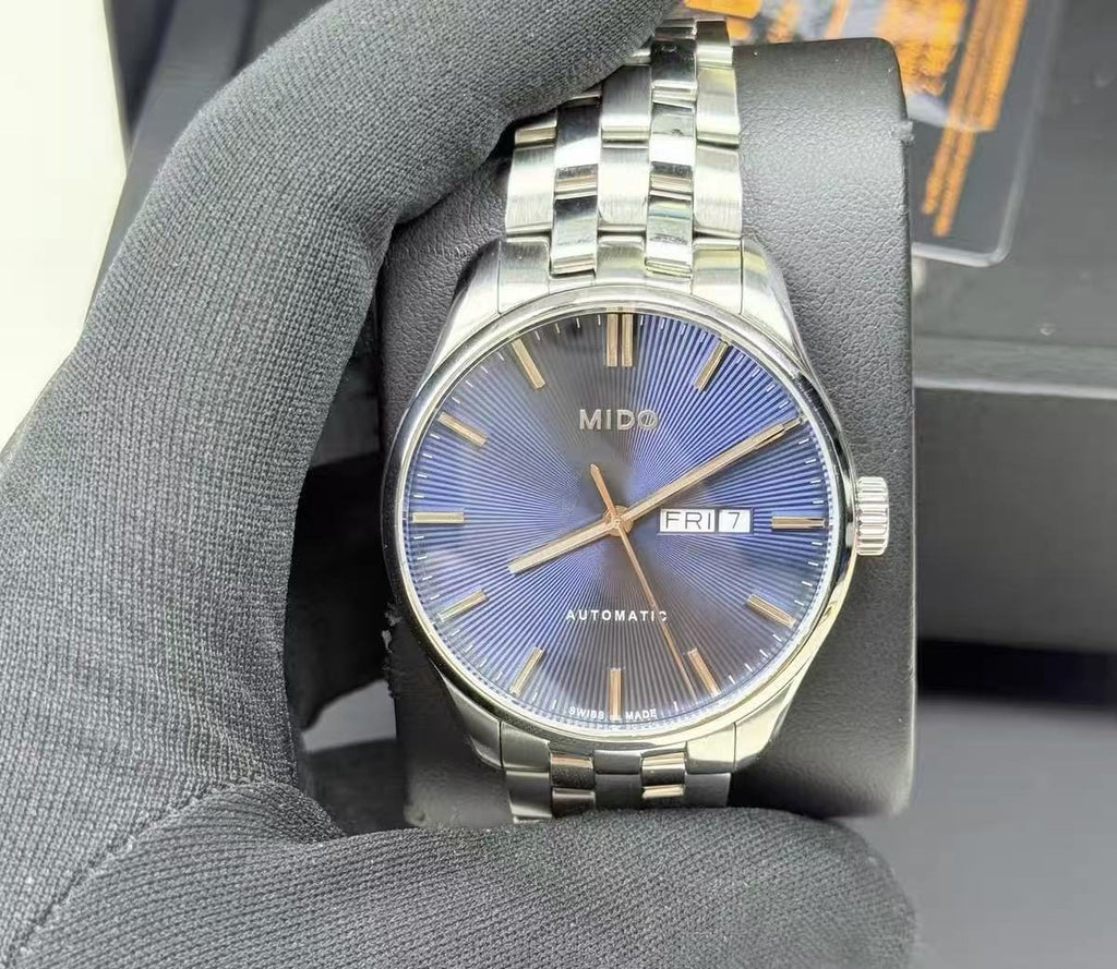 Mido Belluna Day Date Automatic Watch Cal.80 25 Jewels 42.5MM 435-1600