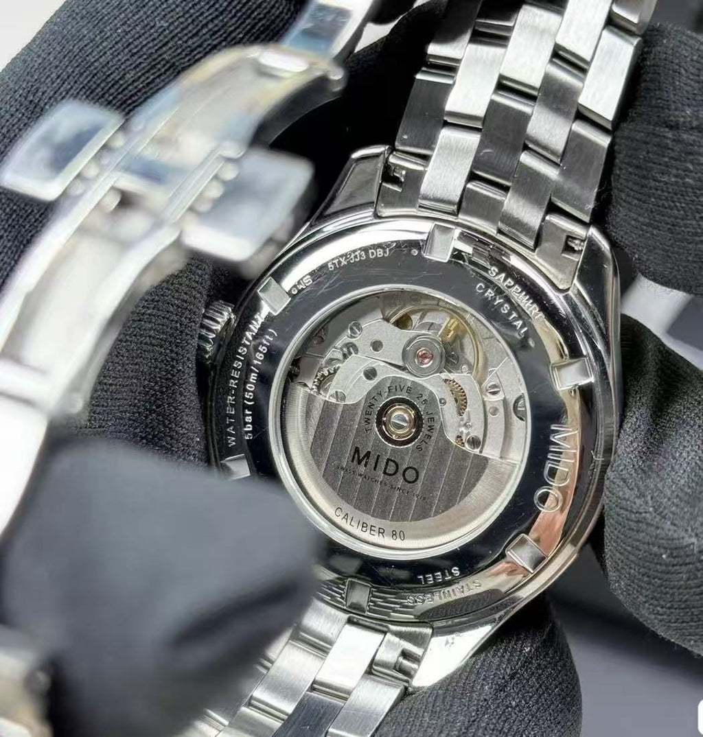 Mido Belluna Day Date Automatic Watch Cal.80 25 Jewels 42.5MM 435-1600