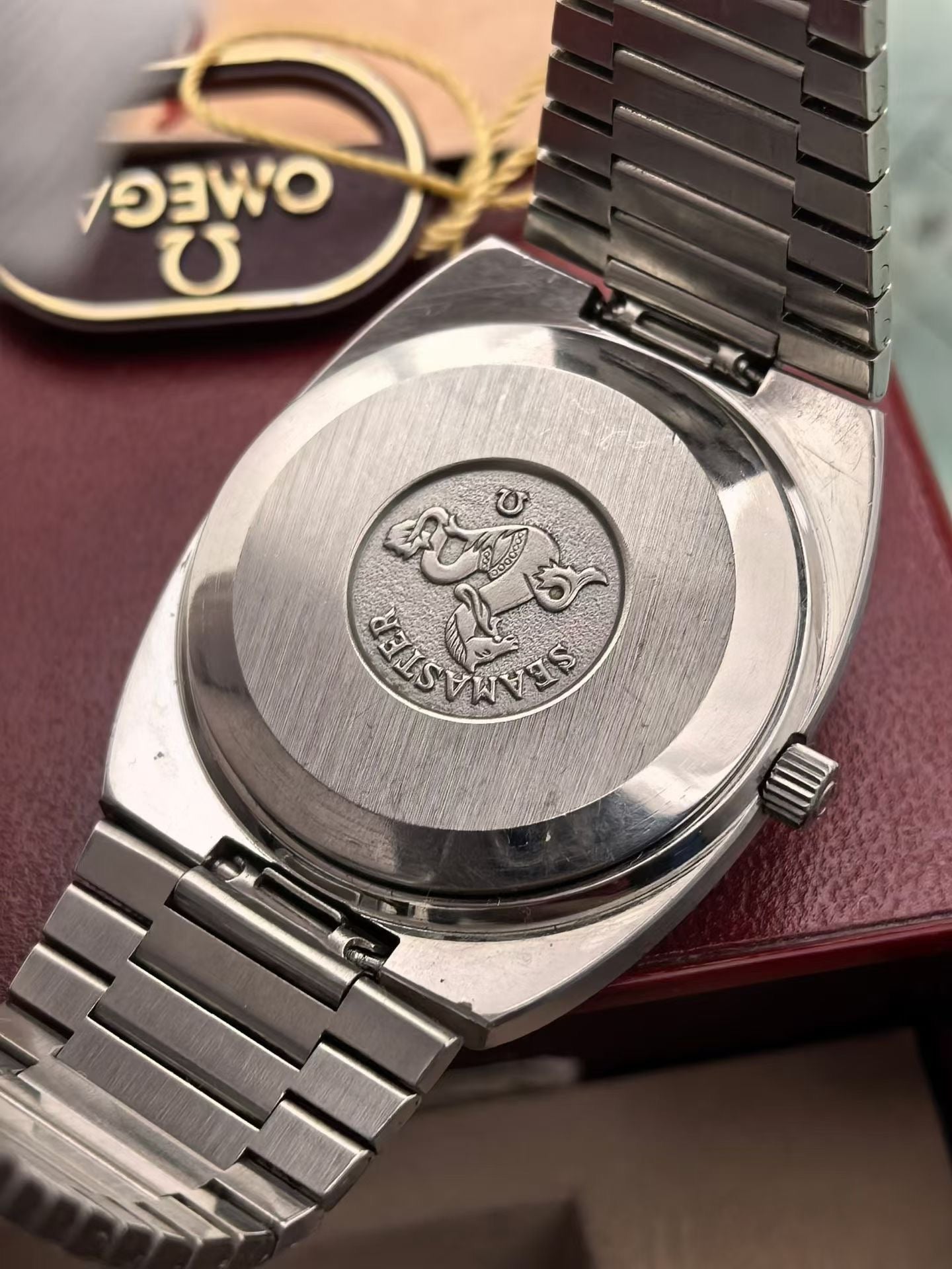 Omega Swiss Seamaster Automatic Watch Cal. 1020 Day Date Vintage 35mm 558-3200