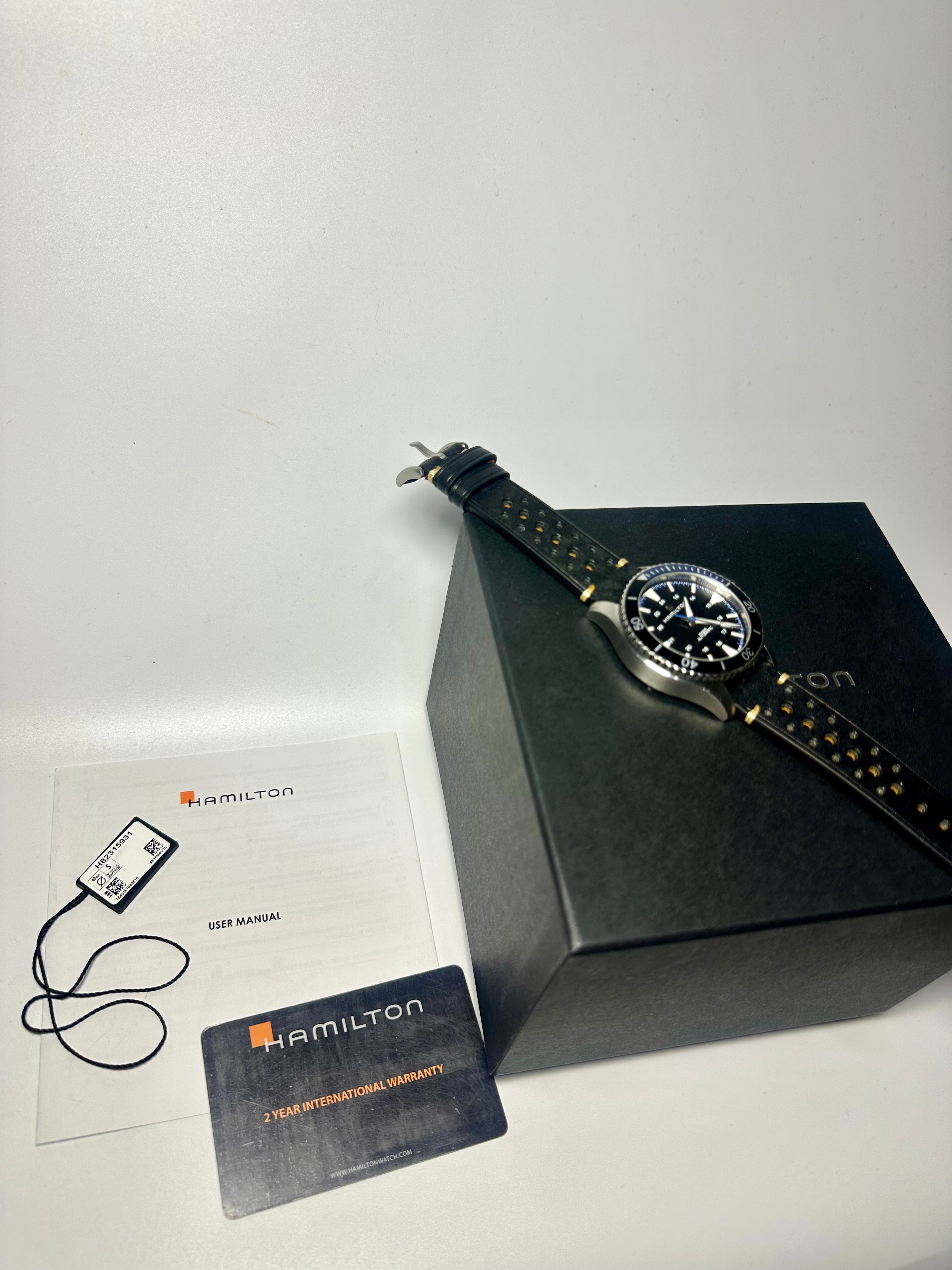 Hamilton Swiss Khaki Navy Scuba Automatic Watch H82315931 40mm Full Set 532-1600
