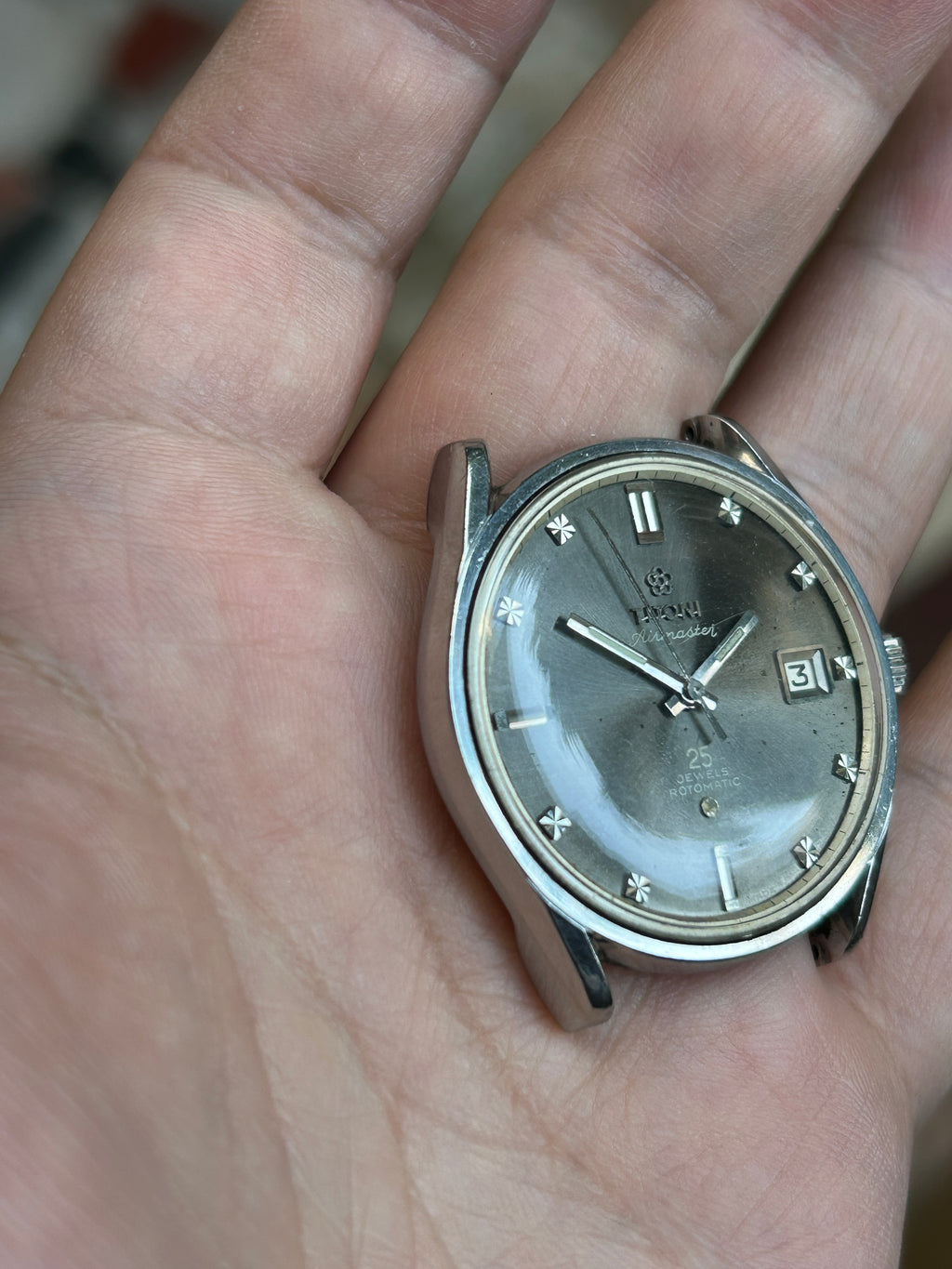 Titoni Rotomatic Automatic Swiss Vintage Men's Watch 25 Jewels 555-0240
