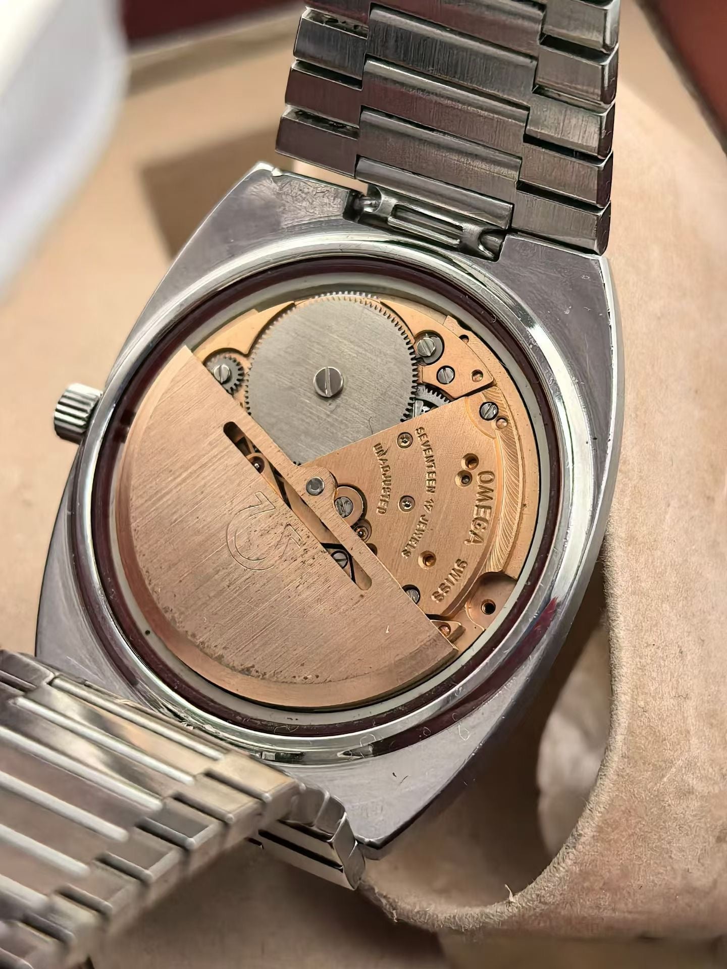Omega Swiss Seamaster Automatic Watch Cal. 1020 Day Date Vintage 35mm 558-3200