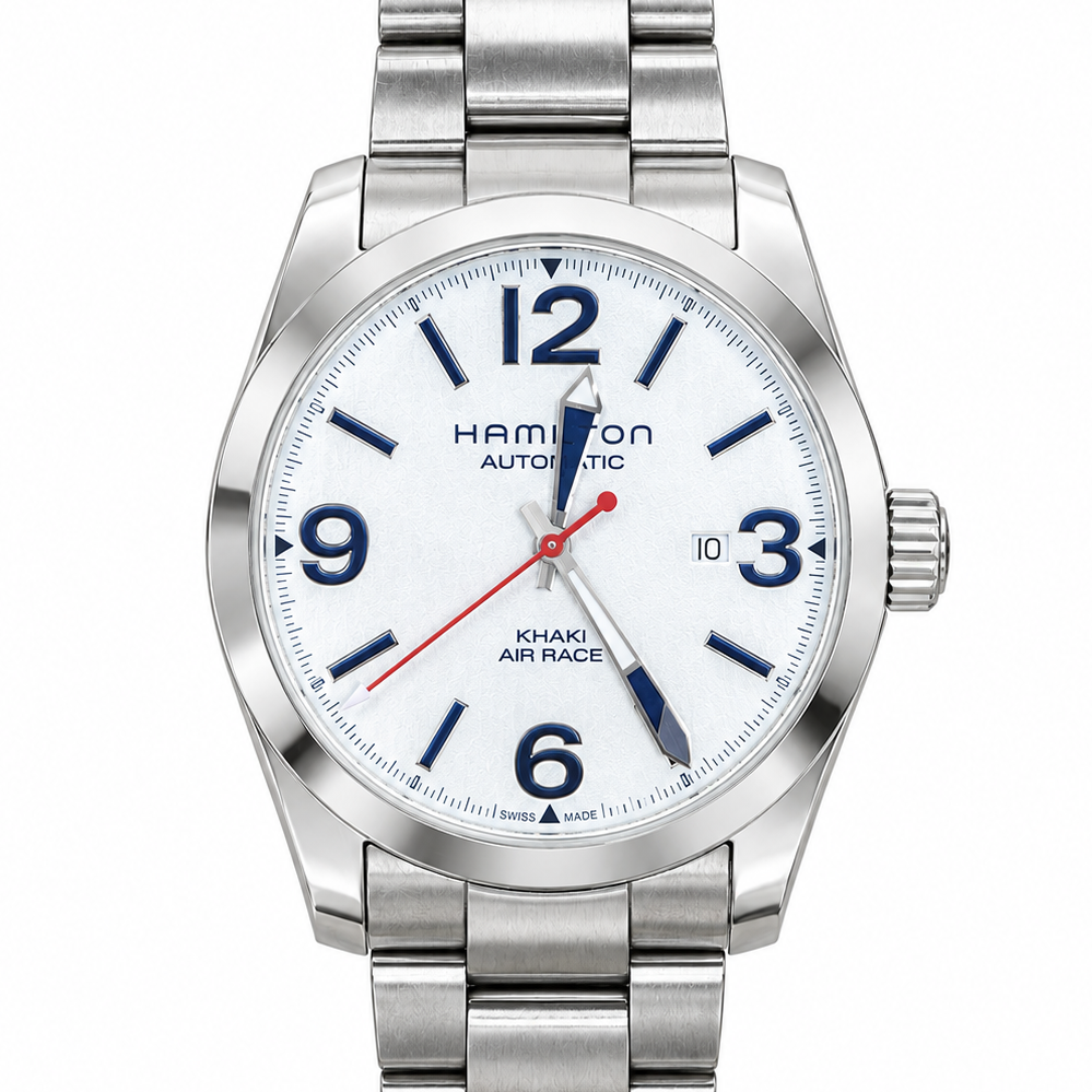 Swiss Hamilton Khaki Aviation Red Bull Air Race Automatic Watch H-10 80 Hour 42mm Full Set 590-2100