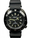 Custom Modified Seiko Diver Automatic Watch 43mm Original NH35 Movement Sapphire Crystal Black 357-0680