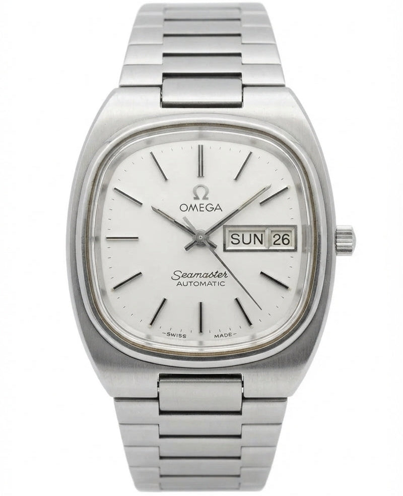 Swiss Omega Seamaster Automatic Vintage Men's Watch Cal. 1020 Day Date 17 Jewels Original Bracelet 36mm 617-3588