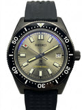 Custom Modified Seiko Diver Automatic Watch 40mm Original NH35 Movement Black Dial Luminous Hands Rubber Strap 361-0630