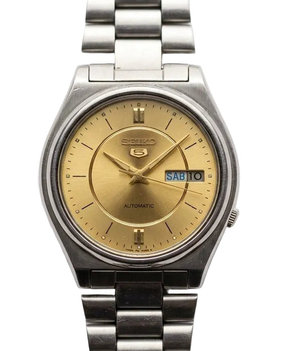 Seiko 5 Vintage Automatic Watch 7009 Day Date -4 sec/day 525-0200