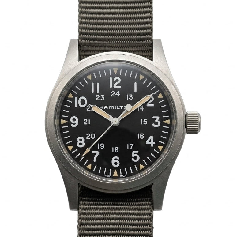 Hamilton Khaki Field Mechanical Swiss Made Watch 38mm H694390 Full Set 425-2050