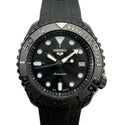 Custom Modified Seiko Black Diver Automatic Watch 42mm NH35 316L Stainless Steel Screw-Down Crown 358-0630