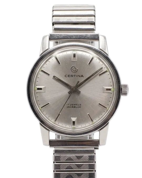 Swiss Certina Vintage Manual Wind Watch 25-66 Movement 523-0200
