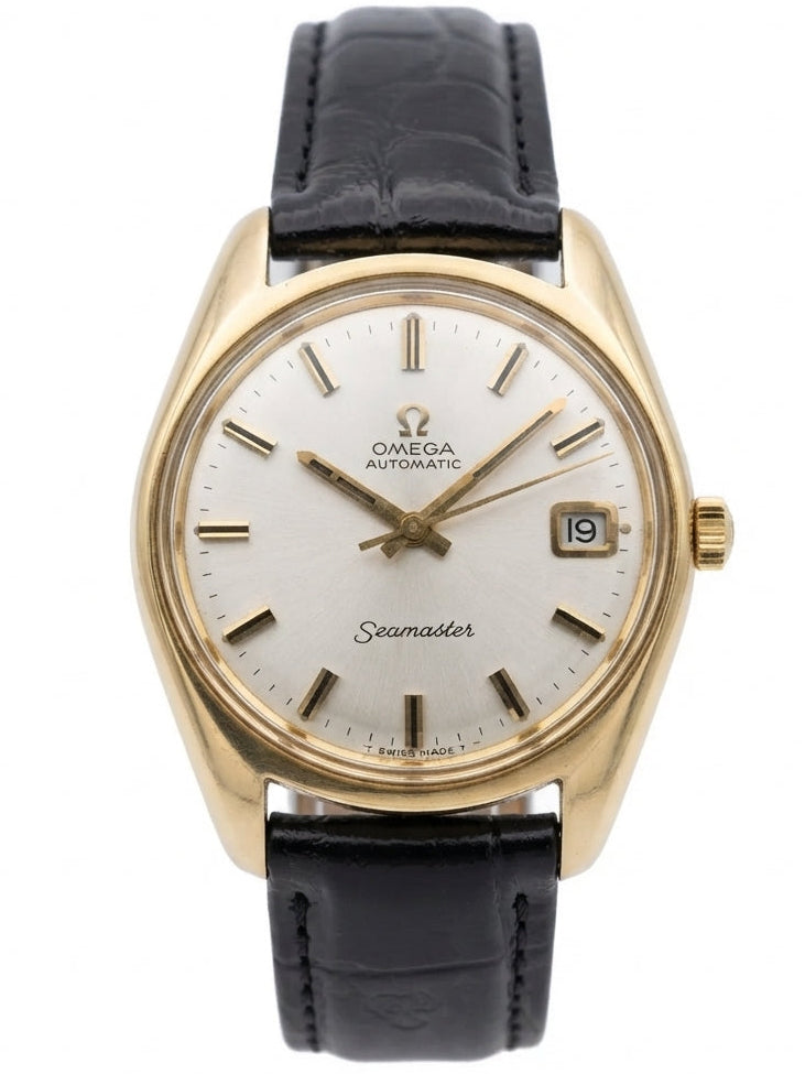 Swiss Vintage Omega Seamaster Automatic Men's Watch Cal. 565 Date 24 Jewels 35.5mm 614-4800
