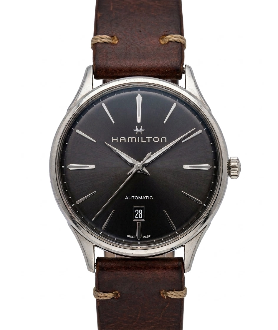 Hamilton Jazzmaster Thinline Date Automatic Watch ETA2892 40MM FULL Set 381-1640