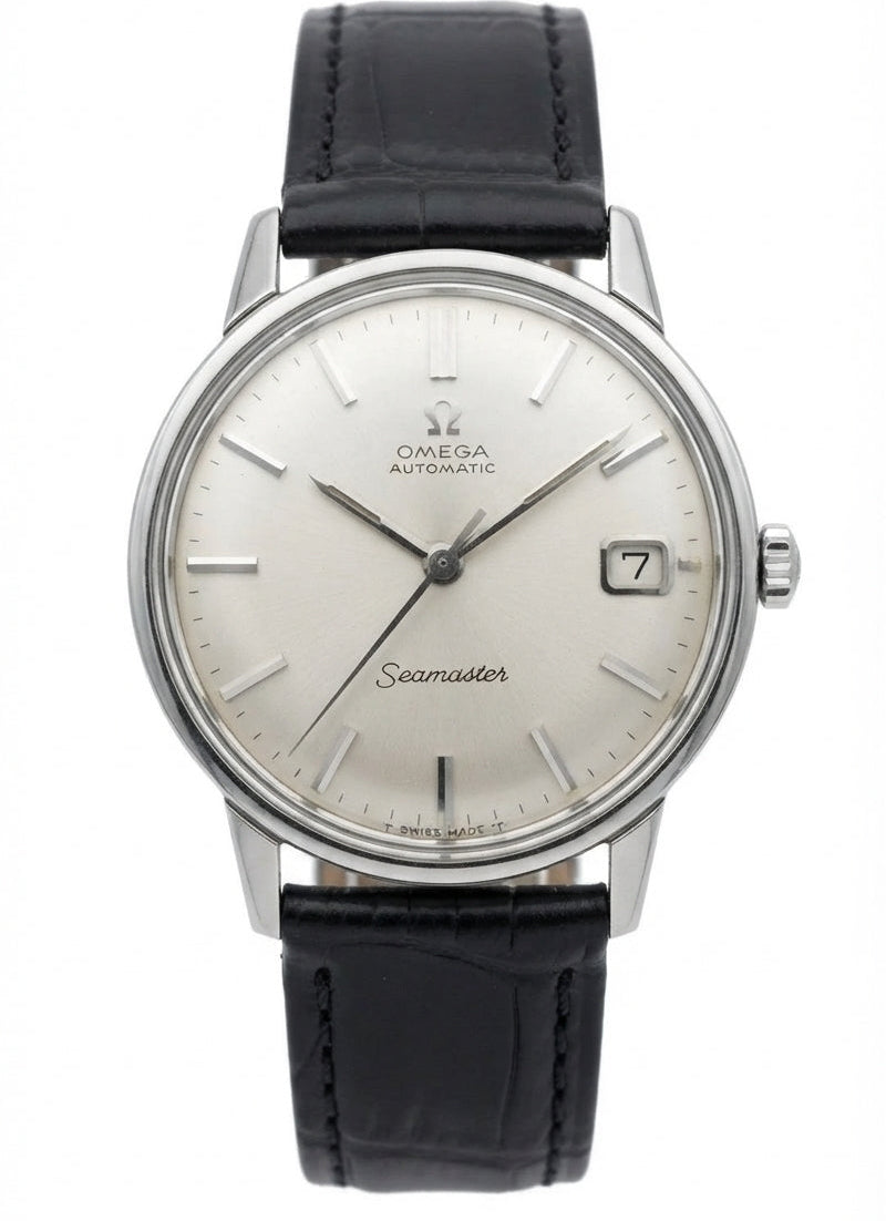 Swiss Men's Vintage Omega Seamaster Automatic Watch Cal. 565 Date 24 Jewels 34.5mm 585-2850