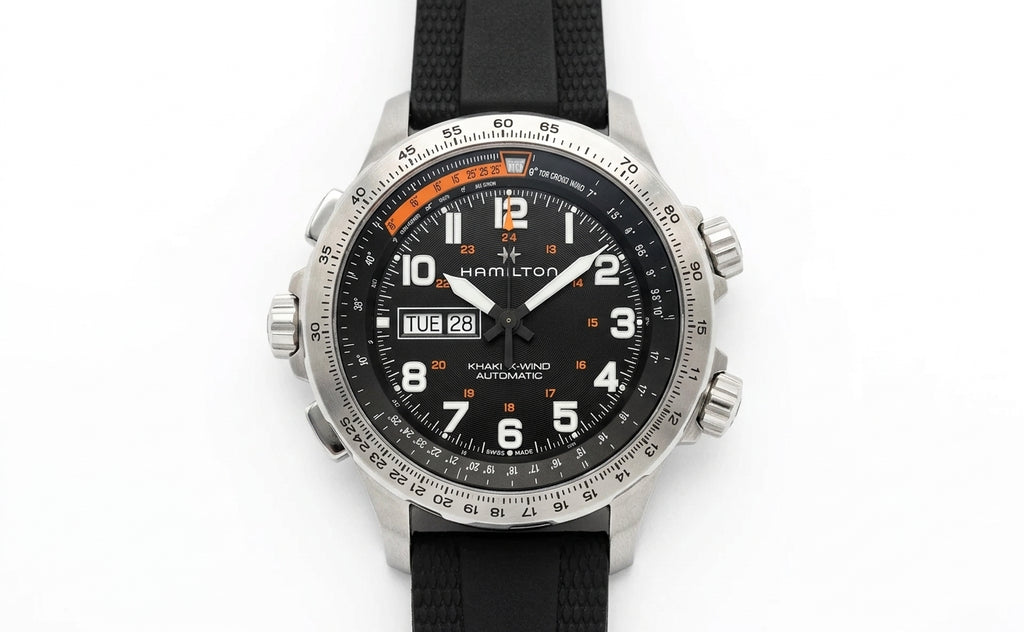 Hamilton Khaki X-Wind Automatic Watch 45mm Ref.H77755533 480-2550 Full Set