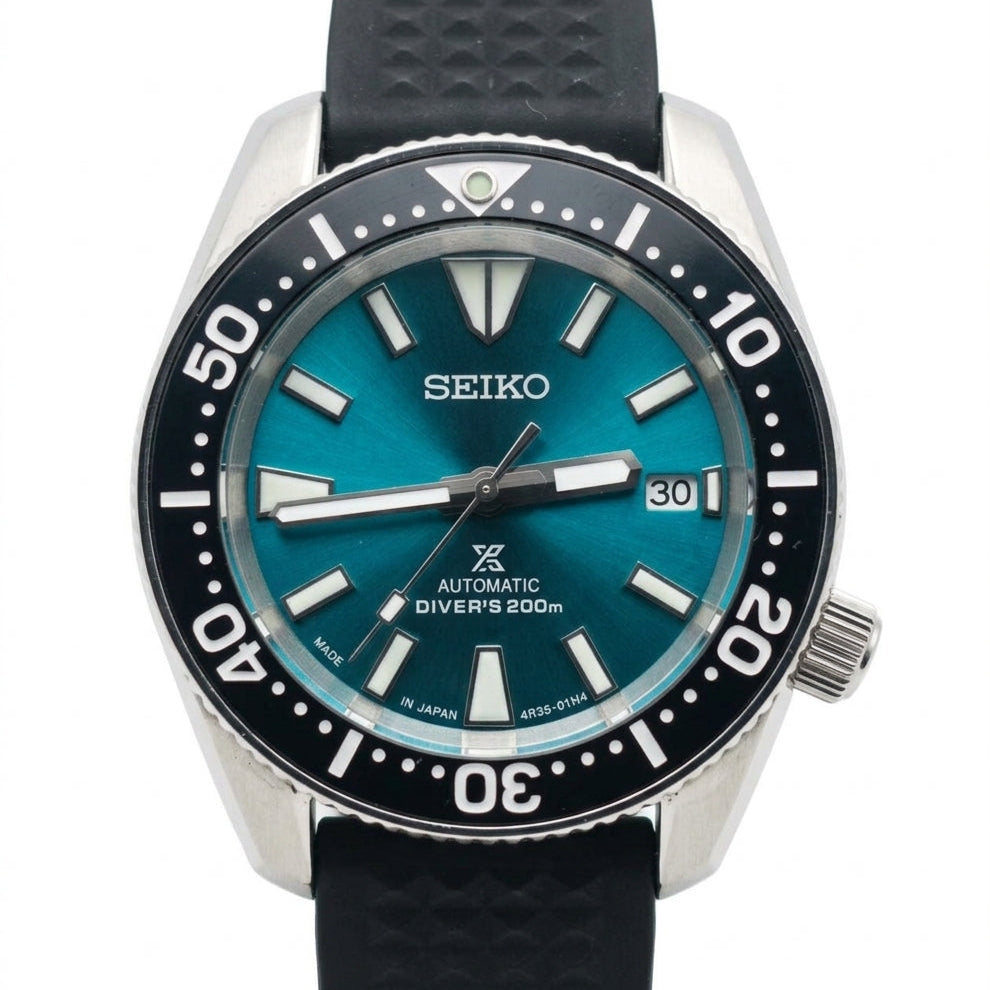 Custom Modified Seiko Diver Automatic Watch 41mm Original NH35 Sapphire Crystal 359-0680