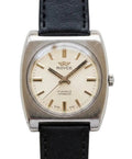 Rare Swiss Royce Manual Wind Vintage Men's Watch 17 Jewels 35.8mm 1970s 611-0218