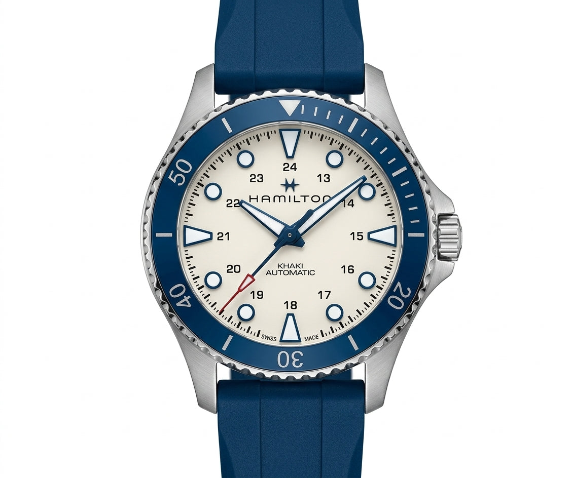 Swiss Hamilton Khaki Navy Scuba Automatic Men's Watch H82515150 43mm 607-2300