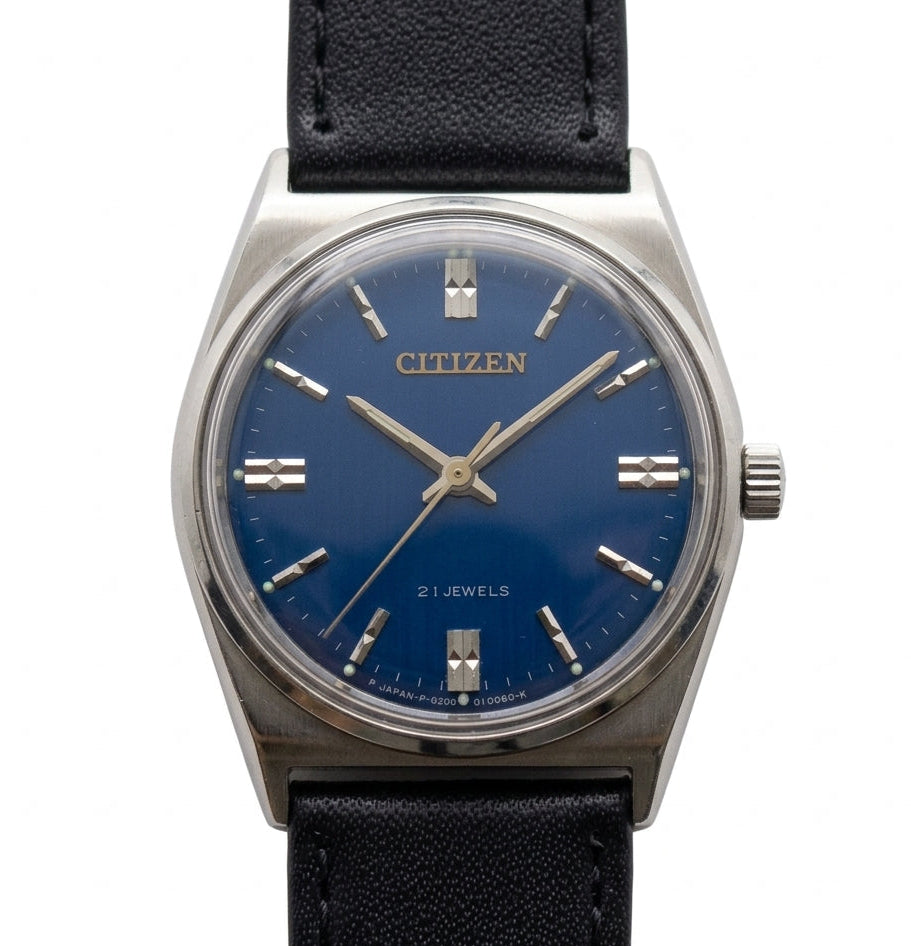 Citizen Manual Wind Vintage Men's Watch 21 Jewels 34mmChameleon Dial 621-0170