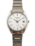 Citizen Vintage Automatic Watch 8210 Date 21 Jewels 36x41mm 1980s Large C-Shape 631-0170