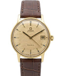 Swiss Vintage Omega Genève Automatic Men's Watch Cal. 565 Date 24 Jewels Gold Filled Case 34.8mm 615-3900