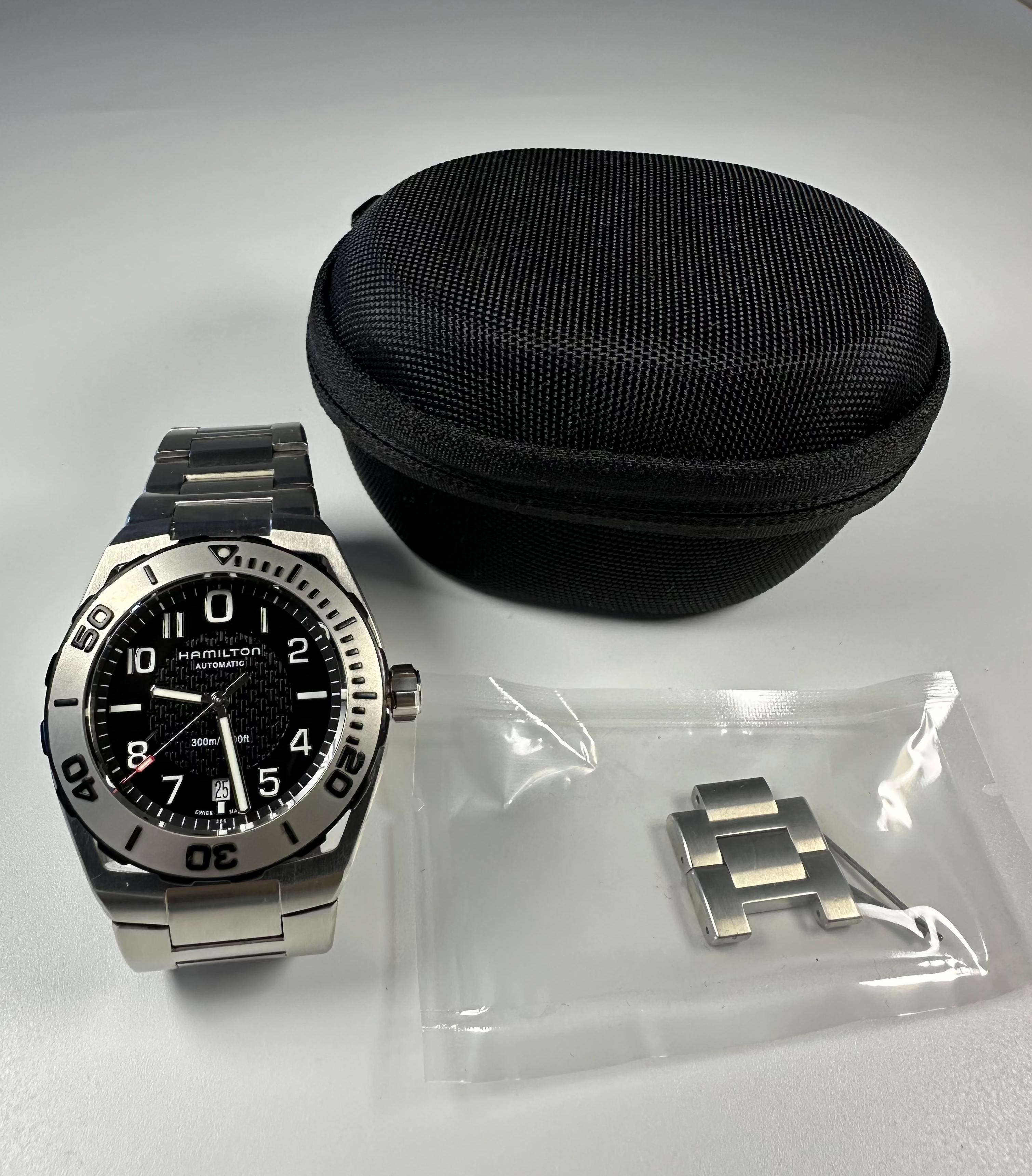 Swiss Hamilton Khaki Navy Sub Date Automatic Watch 2824-2 25Jewels 42MM 646-2200